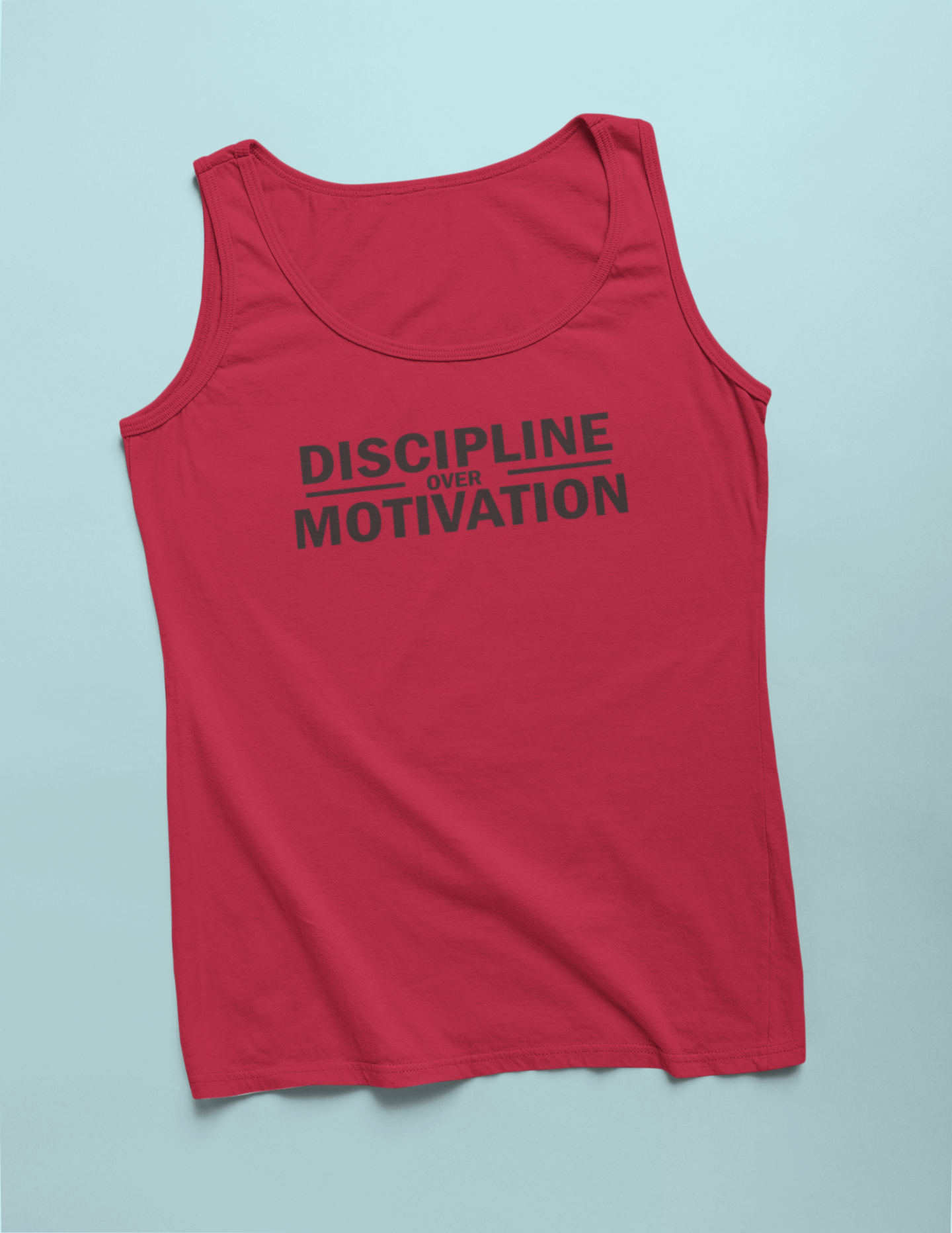 Discipline over Motivation Men's Tank Top T-Shirt