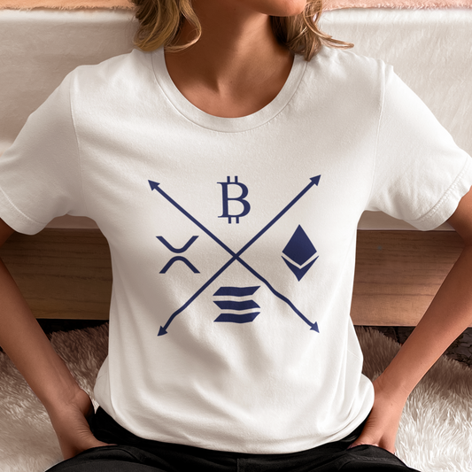 Crypto Cross Arrows Women's T-Shirt