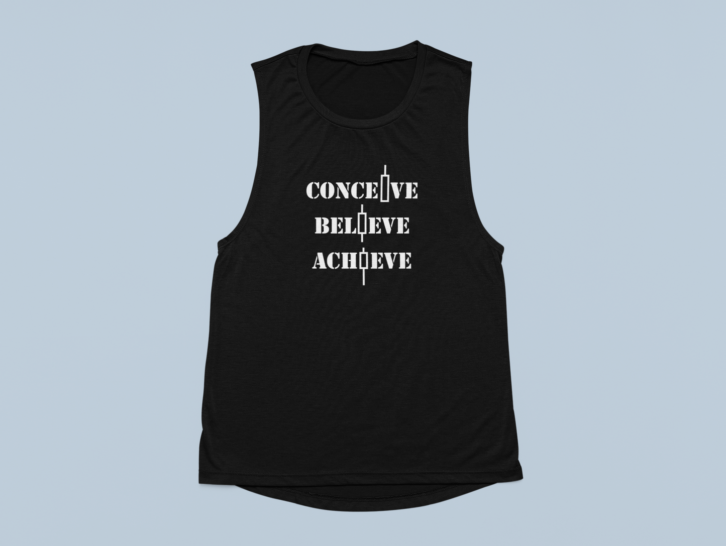 Conceive Believe Achieve Men's Muscle Tank Top