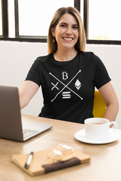 Crypto Cross Arrows Women's T-Shirt