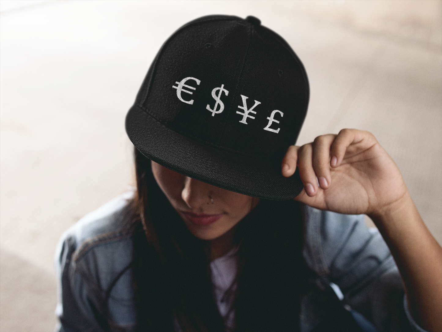 Four World Currencies Trucker Hat