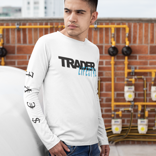 Trader Lifestyle Currencies Long Sleeve Men's T-Shirt