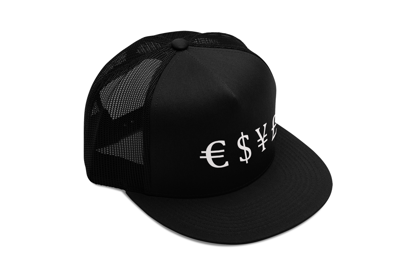 Four World Currencies Trucker Hat